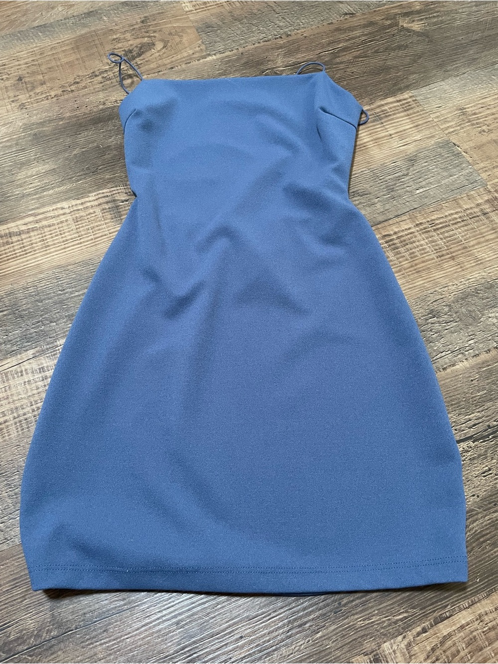 Windsor Periwinkle Spaghetti-Strap Mini Dress